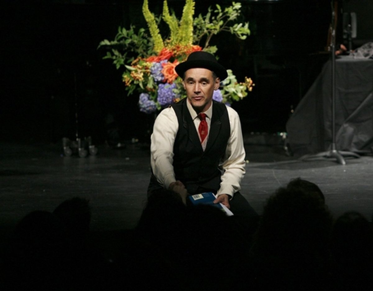 Mark Rylance at Variations on  Shakespeare Performance