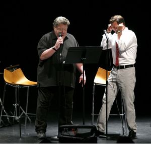 George Wendt and Clarke Thorell Photo