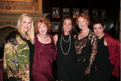 Alice Frazier, Liz McCartney, Deborah Tranelli, Beth Fowler and Christine Andreas Photo