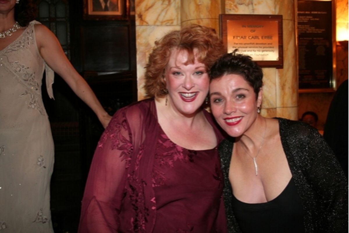 Liz McCartney and Christine Andreas at 