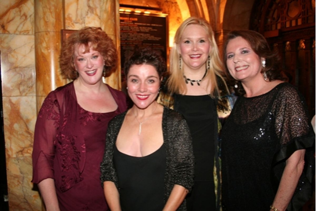 Liz McCartney, Christine Andreas, Alice Frazier and Randie Levine-Miller at 