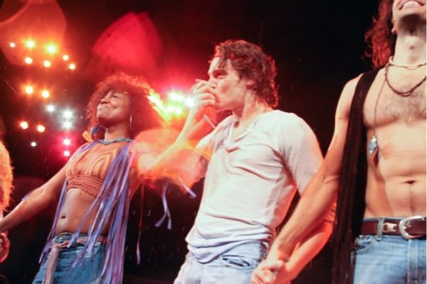 Patina Renea Miller, Jonathan Groff, and Will Swenson
 Photo