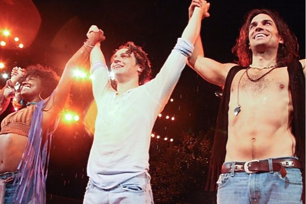 Patina Renea Miller, Jonathan Groff, and Will Swenson
 Photo