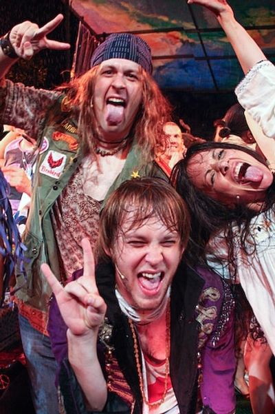 Andrew Kober, Theo Stockman, and Caren Lyn Manuel
 Photo