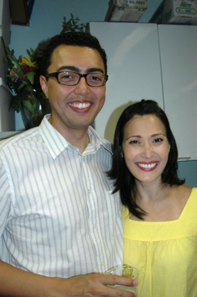 Graham Stevens and Ann Sanders
 Photo