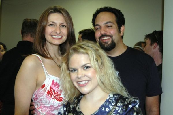 Sara Wordsworth, Hannah Laird and Adam Matta
 Photo