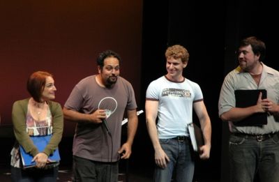 Denise Summerford, Adam Matta, Adam Overett, Ryan Thomas Dunn
 Photo