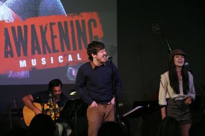 John Gallagher, Jr. and Lauren Pritchard 
 Photo