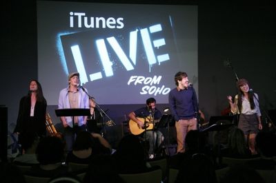 Alexandra Socha, Hunter Parrish, Duncan Sheik, John Gallagher, Jr. and Lauren Pritcha Photo