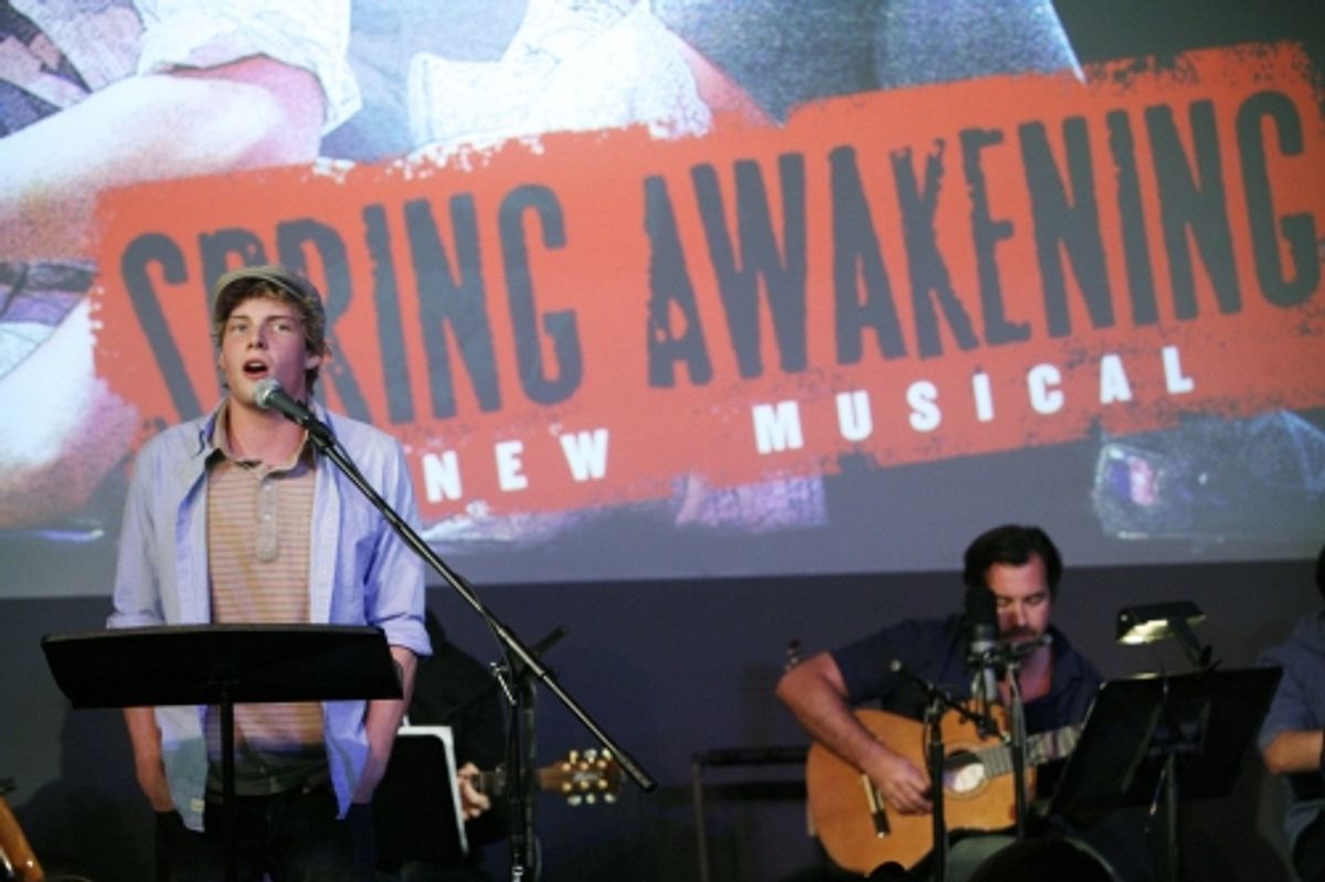 Hunter Parrish and Duncan Sheik at 