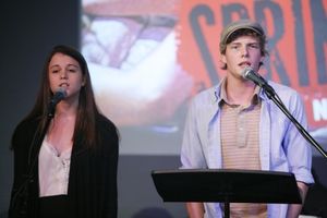 Alexandra Socha and Hunter Parrish @ BroadwayWorld Alexandra Socha and Hunter Parrish Photo