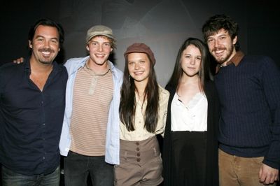 Hunter Parrish, Lauren Pritchard, Alexandra Socha and John Gallagher, Jr. Photo