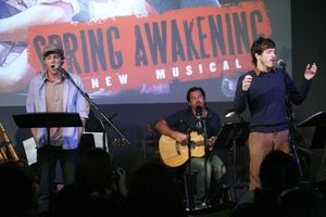 Hunter Parrish, Duncan Sheik and John Gallagher, Jr. @ BroadwayWorld Hunter Parrish, Duncan Sheik and John Gallagher, Jr. Photo