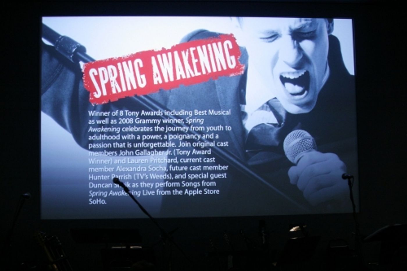 Photo Coverage: 'Spring Awakening' LIVE at the Apple Store  Image
