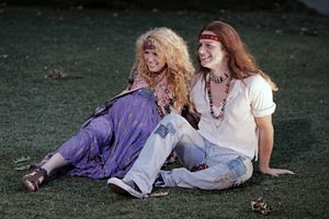 Kacie Sheik and Jonathan Groff Photo