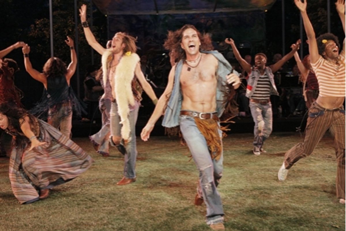 Bryce Ryness and Will Swenson dance with the Tribe  at 