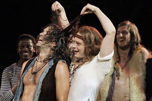 Will Swenson and Jonathan Groff Photo