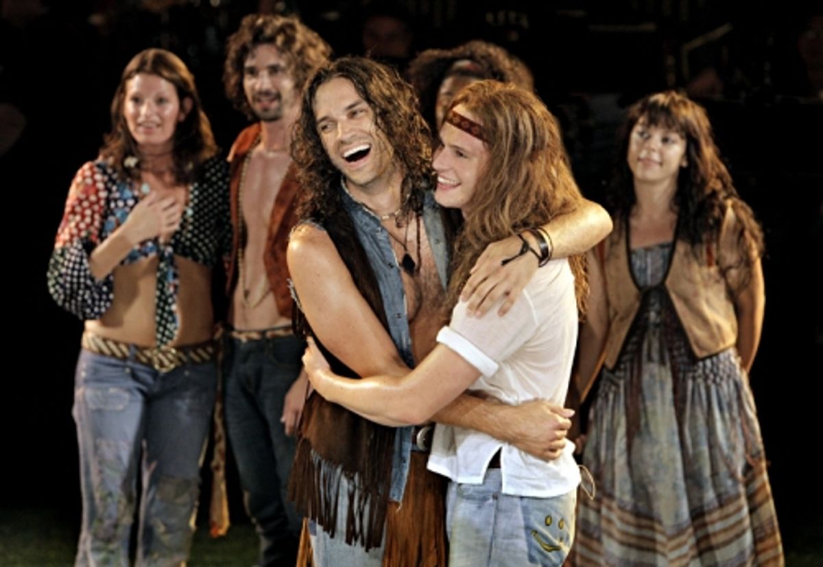 Will Swenson and Jonathan Groff at 