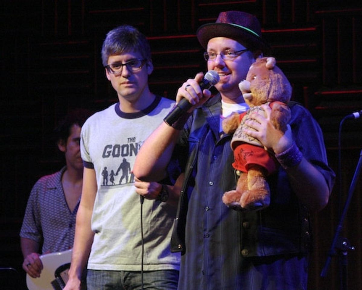 Mo Rocca and Jamie McGonnigal at Broadway Loves the 80's
