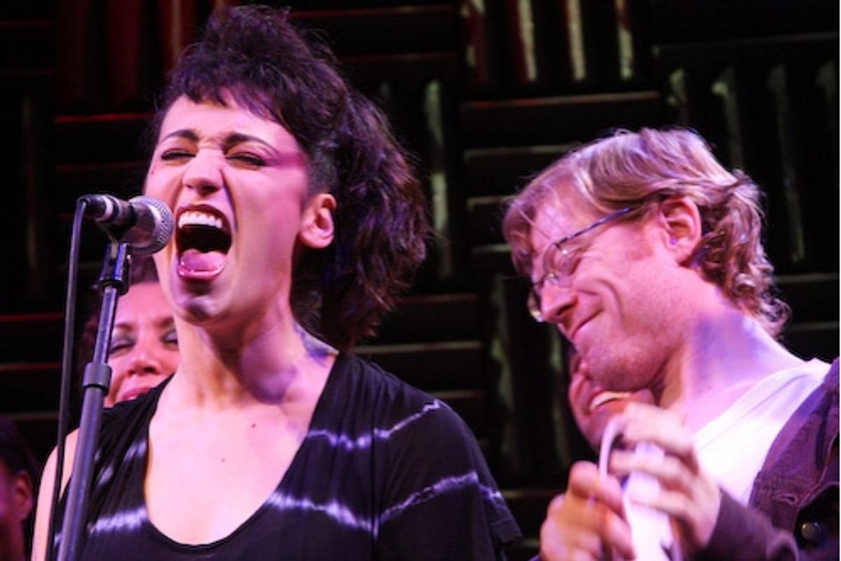Eden Espinosa and Anthony Rapp at Broadway Loves the 80's