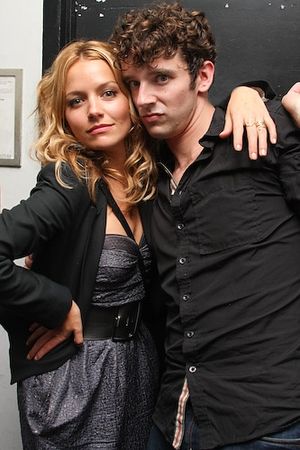 Becki Newton and Michael Urie Photo