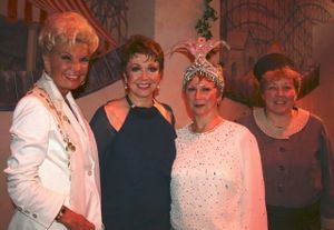 Waltham couturiere Yolanda, Donna McKechnie, Mary Jane Houdina, Jeannette A. McCarthy Photo