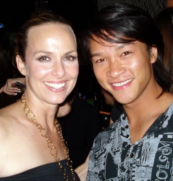 Melora Hardin and Ethan LePhong Photo