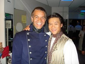 Brian Stokes Mitchell and Ethan LePhong @ BroadwayWorld Brian Stokes Mitchell and Ethan LePhong Photo