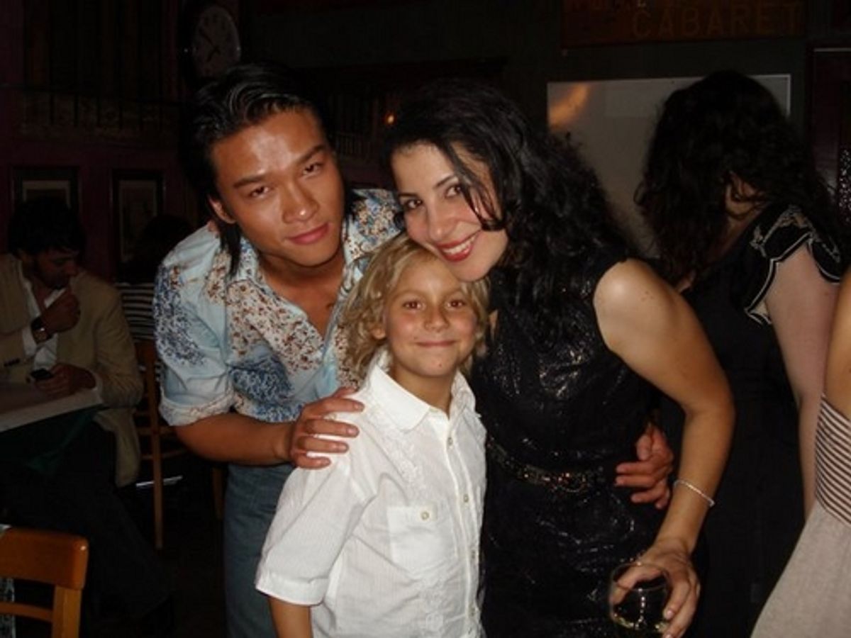 Ethan LePhong, Sage Ryan and Julie Garnye at 