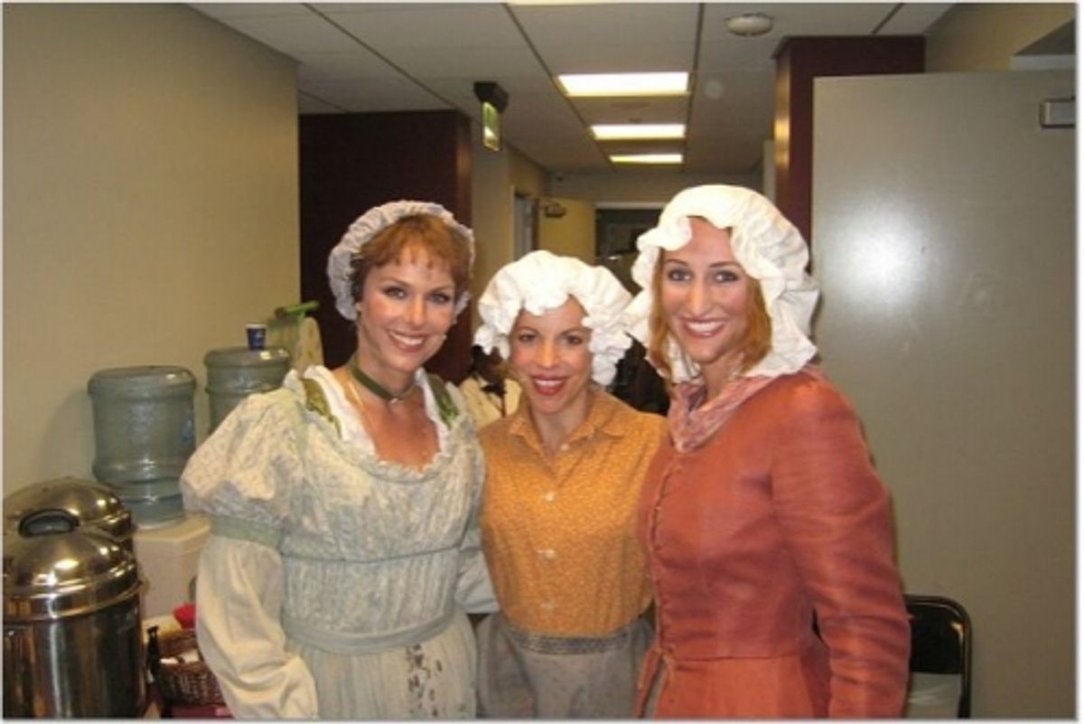 Melora Hardin, Jennifer Naimo and Lesley McKinnel
 at 