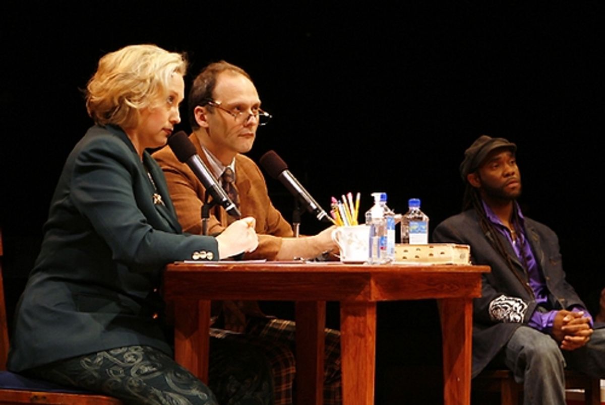 Sally Wilfet, Michael Mastro and Demond Green at 