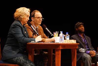 Sally Wilfet, Michael Mastro and Demond Green Photo