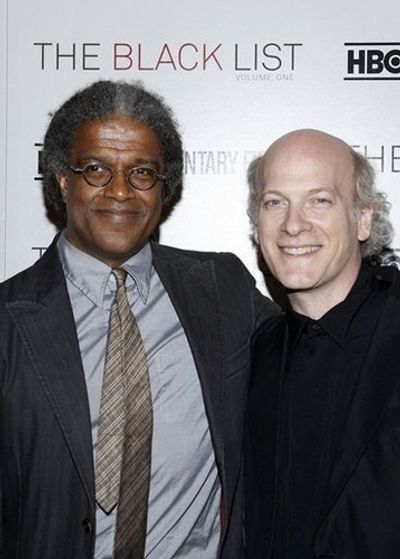  Elvis Mitchell and Timothy Greenfield-Sanders Photo