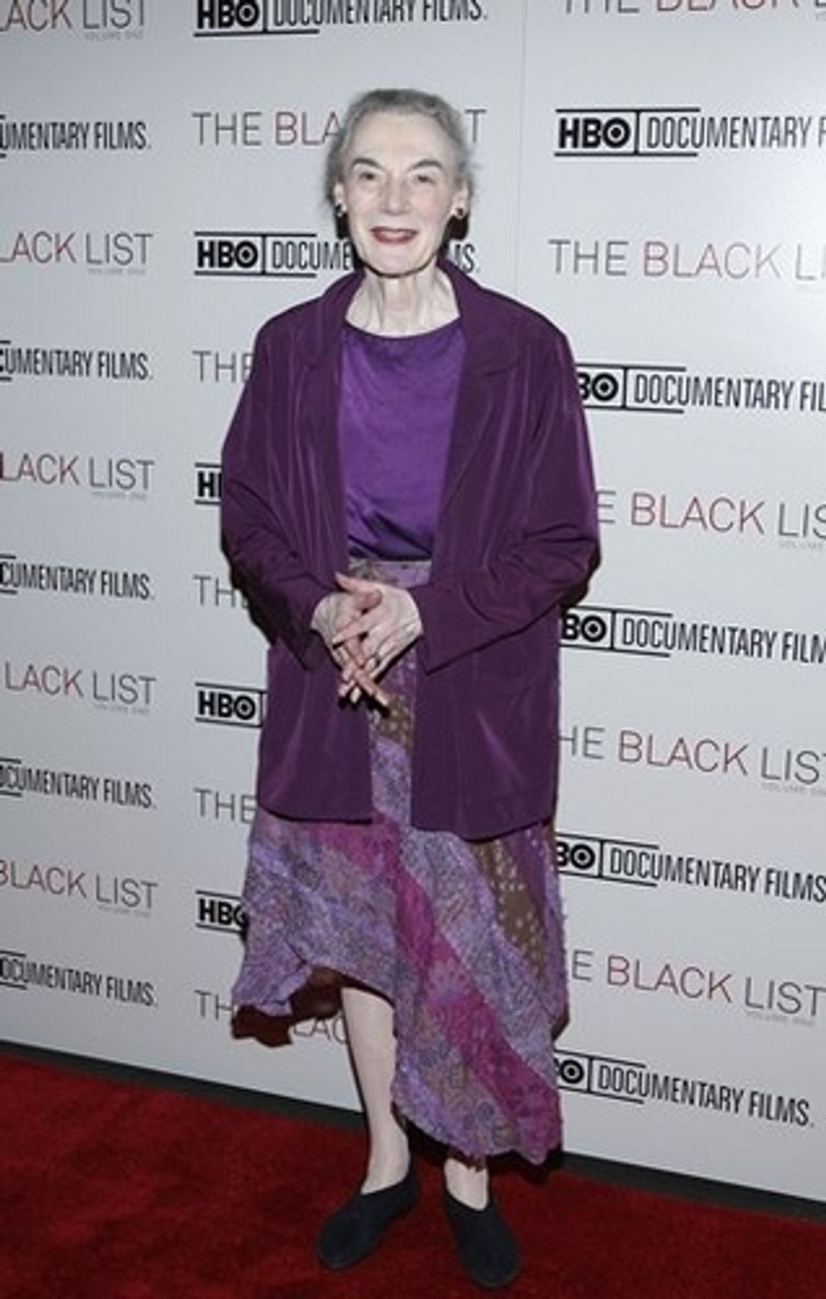 Marian Seldes at NY Premiere of HBO Documentary 'The Blacklist: Vol 1'