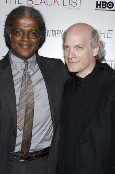  Elvis Mitchell and Timothy Greenfield-Sanders Photo