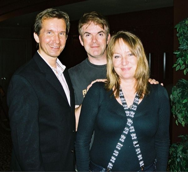 Stas' Kmiec' choreographer, Dan Roche, director/producer and Rita Kay, vocal director Photo