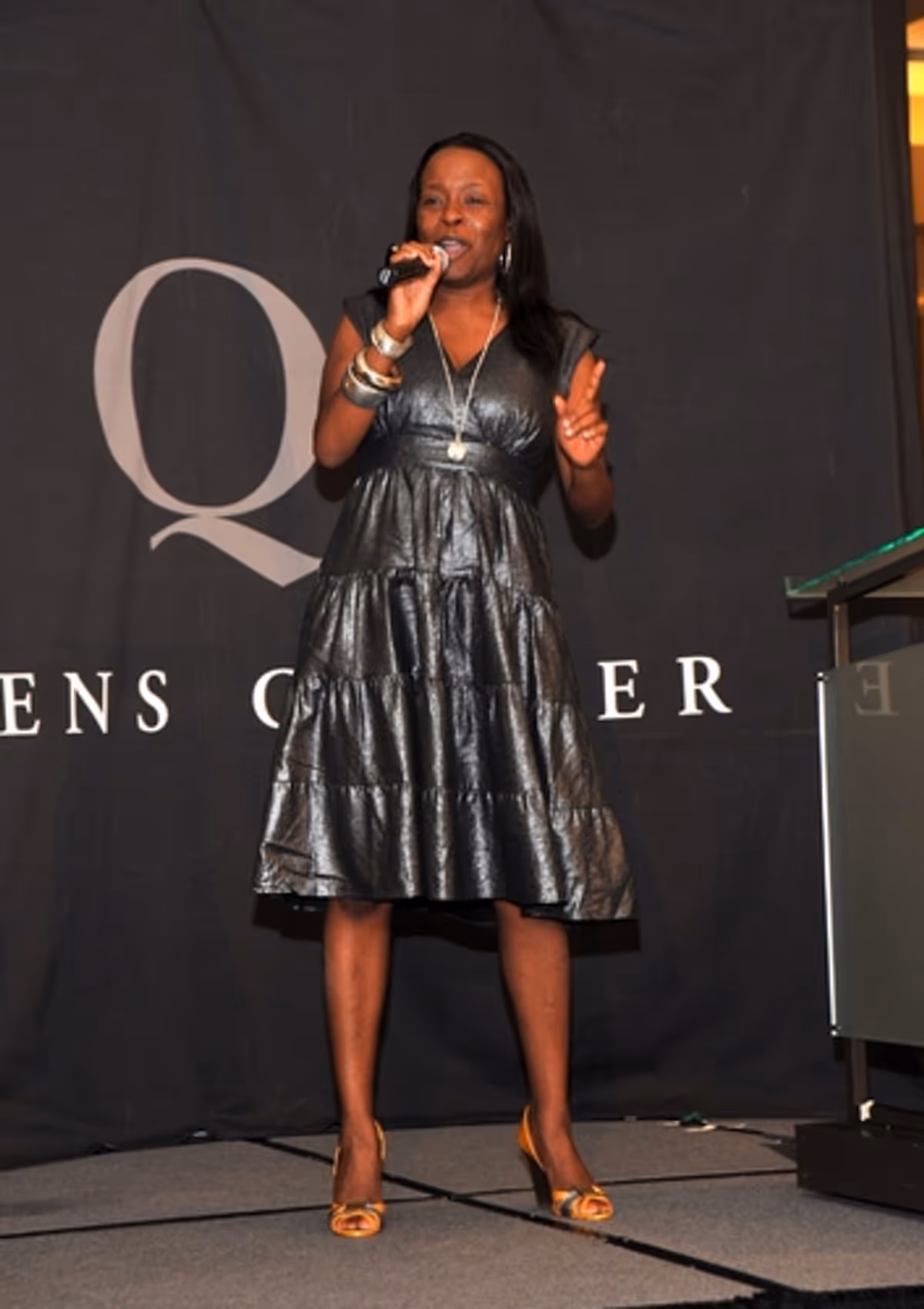 Jeannette Bayardelle at Jeannette Bayardelle Performs for the Heart Gallery