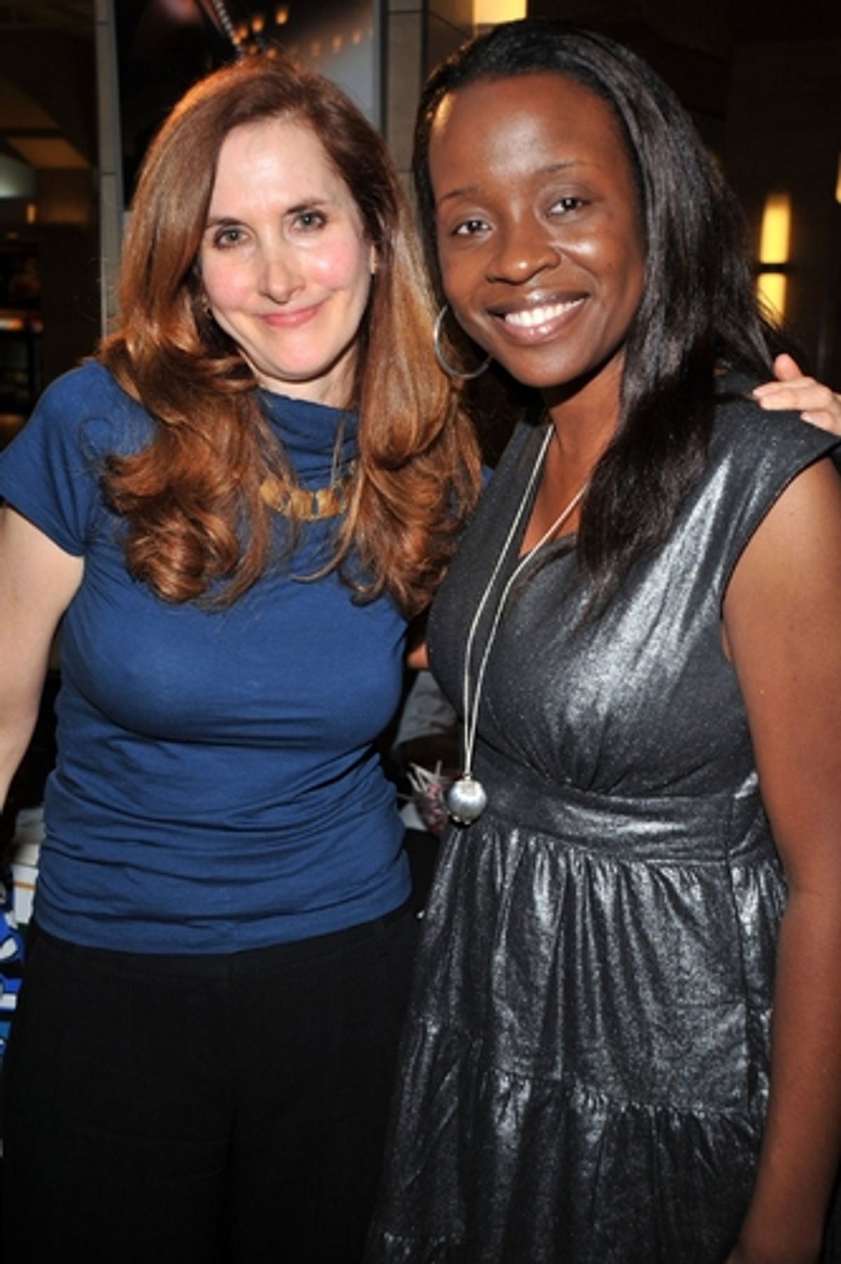 Laurie Sherman and Jeannette Bayardelle
 at 