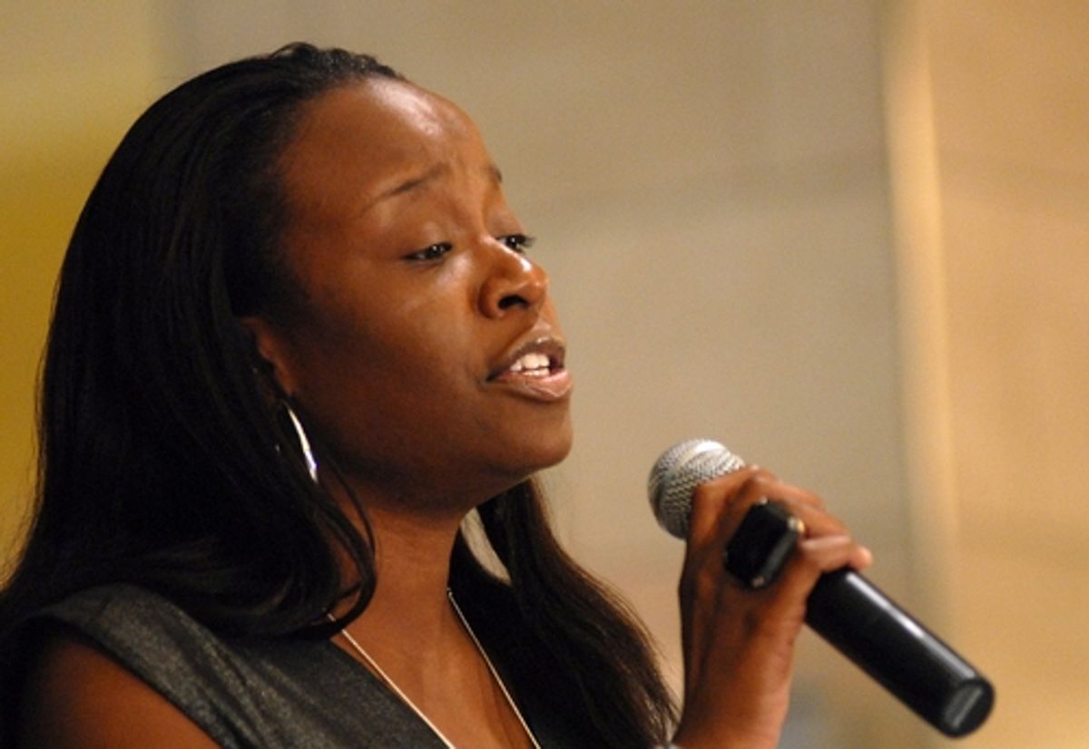 Jeannette Bayardelle at Jeannette Bayardelle Performs for the Heart Gallery