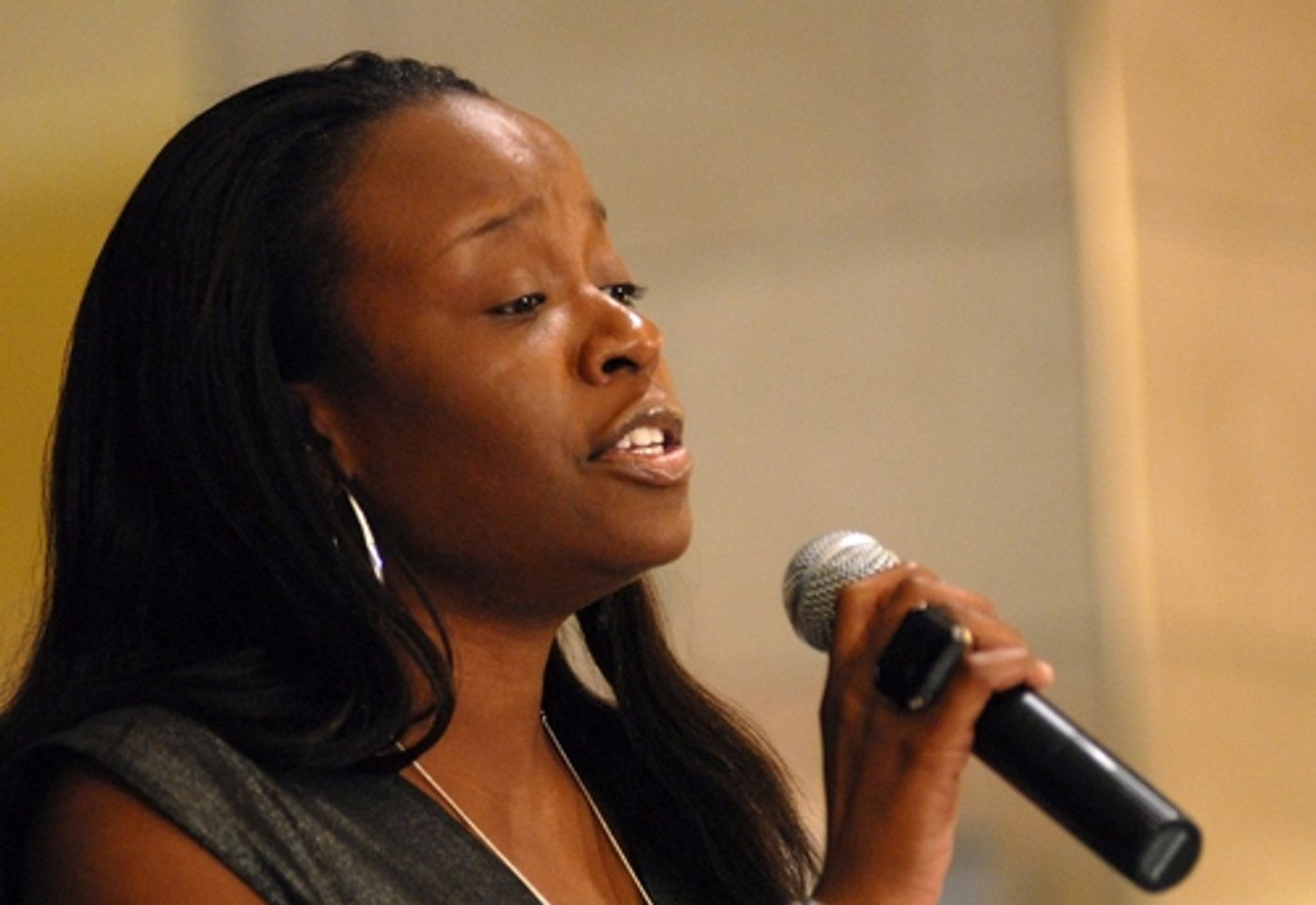 Photo Coverage: Jeannette Bayardelle Performs for the Heart Gallery  Image