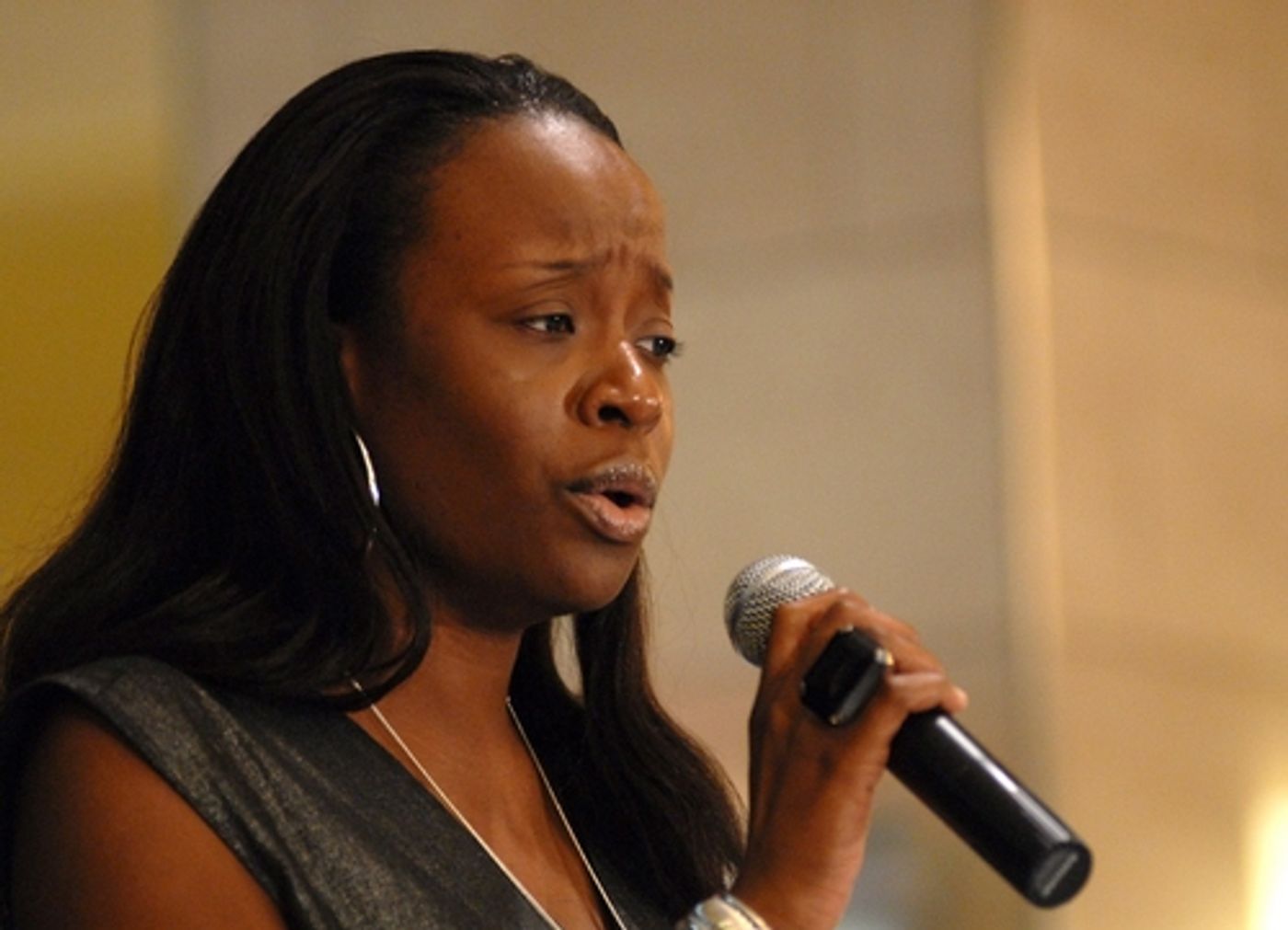 Photo Coverage: Jeannette Bayardelle Performs for the Heart Gallery  Image