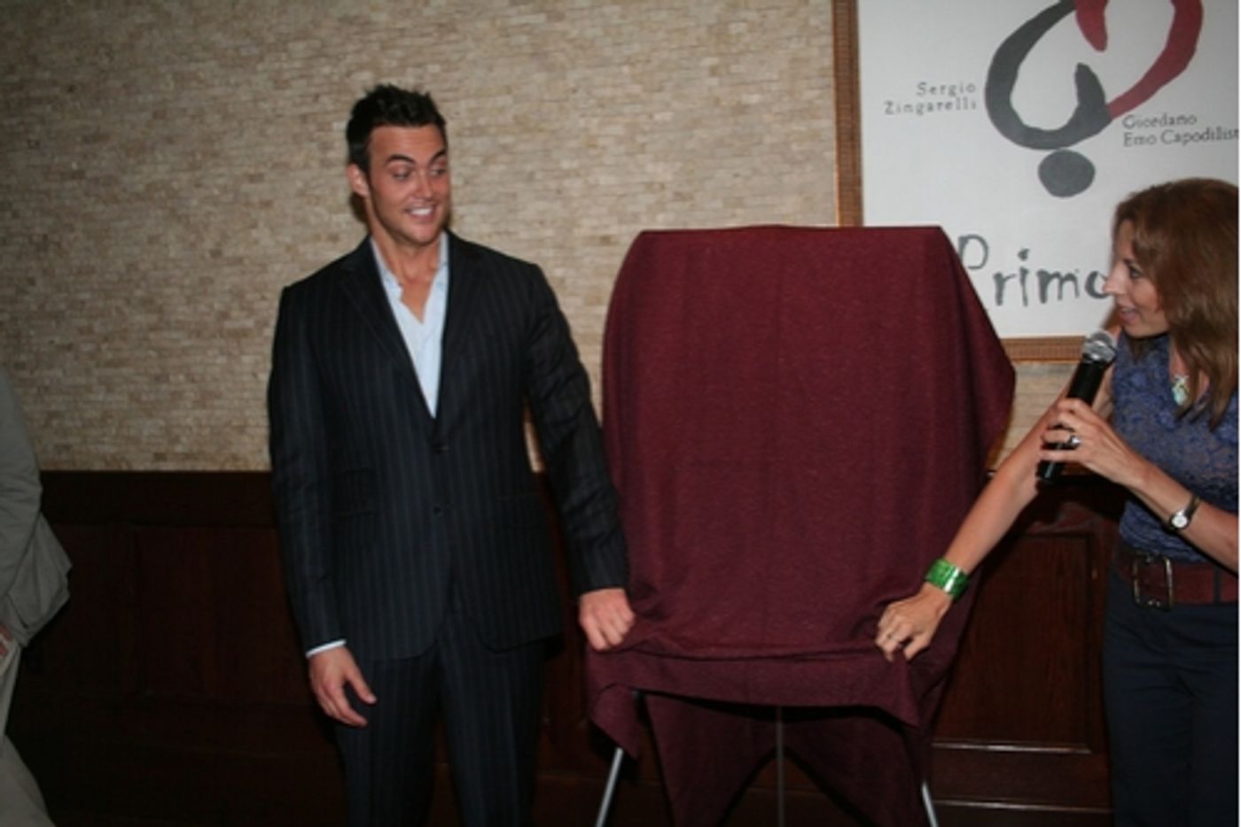 Photo Coverage: Cheyenne Jackson Portrait Unveiled at Tony's DiNapoli  Image