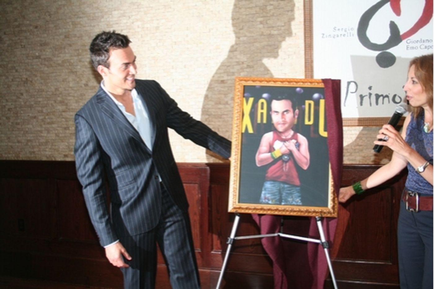 Photo Coverage: Cheyenne Jackson Portrait Unveiled at Tony's DiNapoli  Image