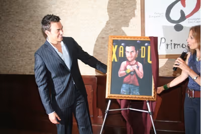 Cheyenne Jackson and Valerie Smaldone
 Photo
