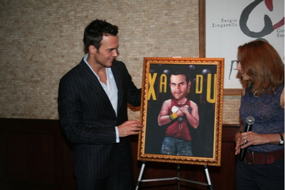 Cheyenne Jackson and Valerie Smaldone
 at 