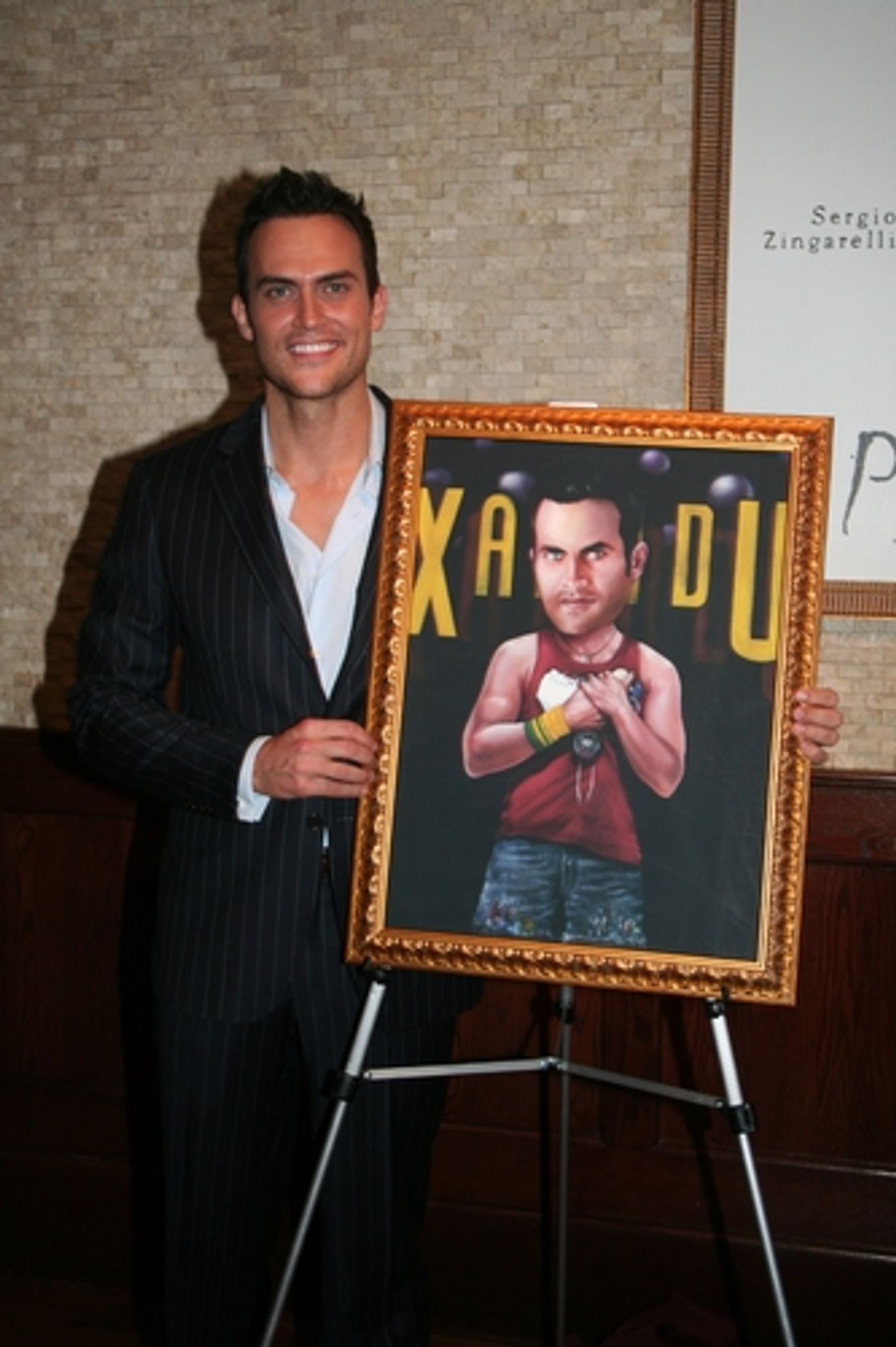 Photo Coverage: Cheyenne Jackson Portrait Unveiled at Tony's DiNapoli  Image