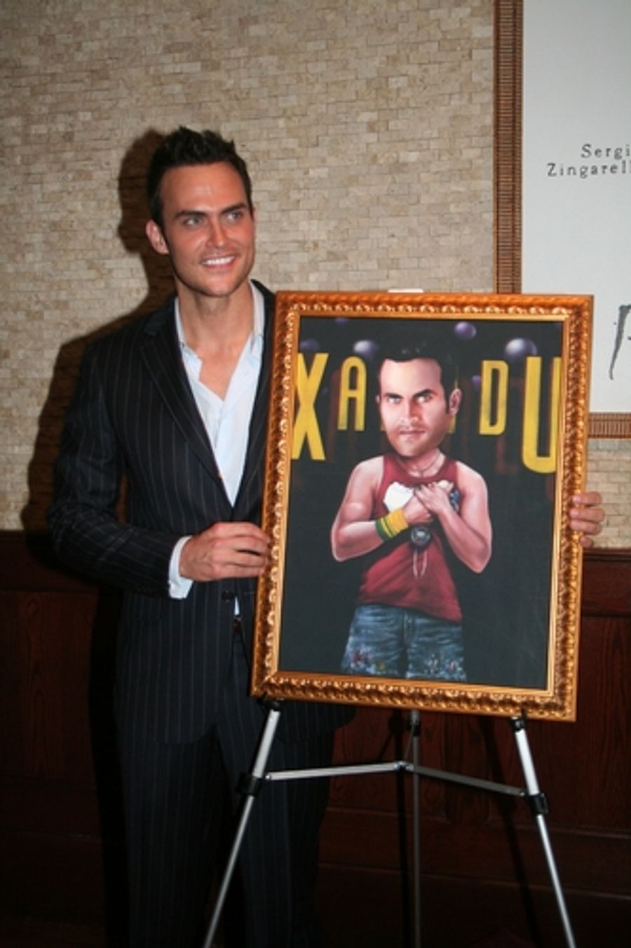 Photo Coverage: Cheyenne Jackson Portrait Unveiled at Tony's DiNapoli Image