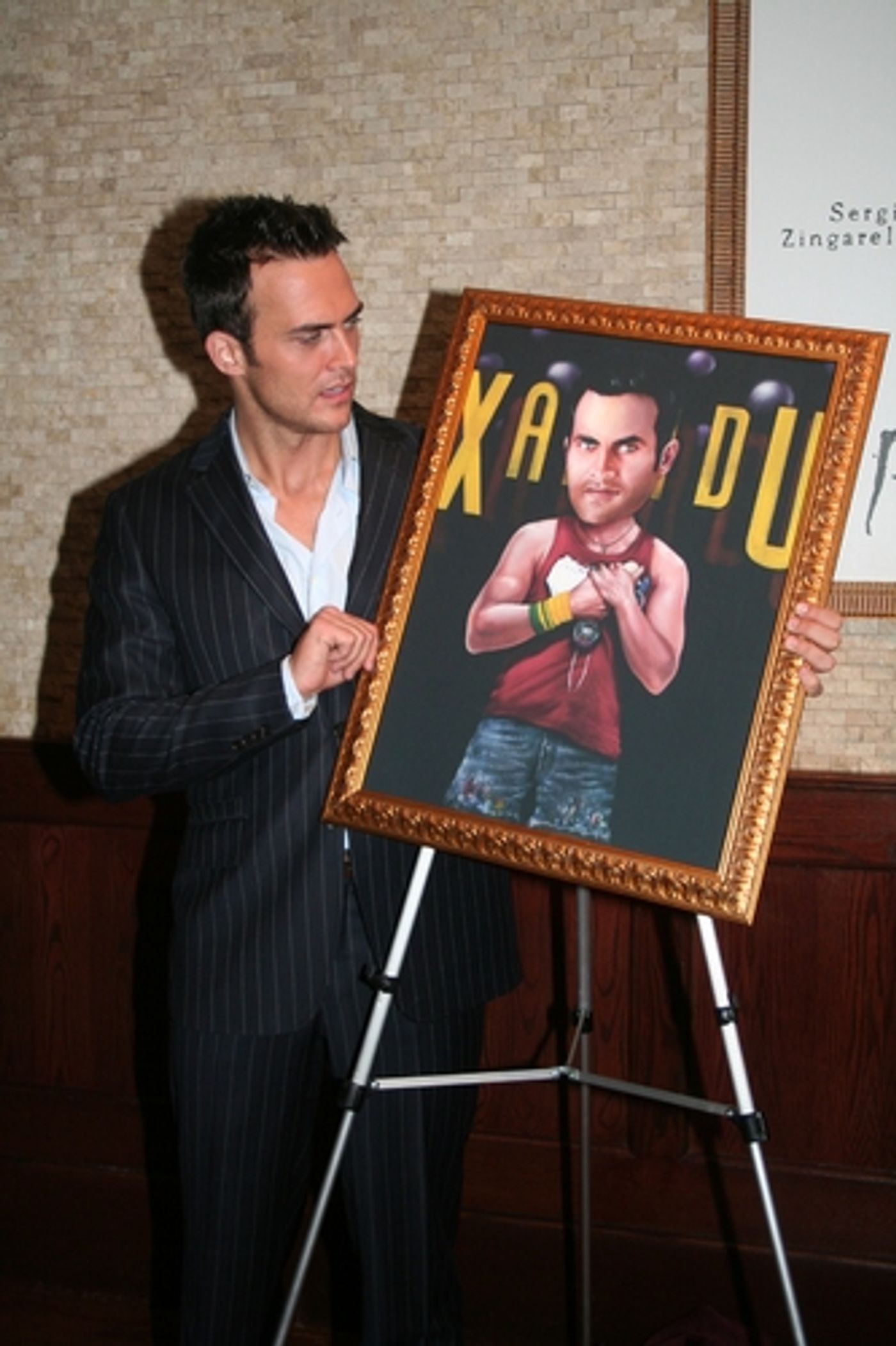 Photo Coverage: Cheyenne Jackson Portrait Unveiled at Tony's DiNapoli  Image