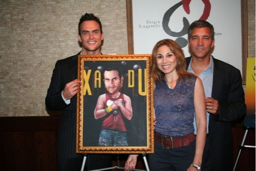 Photo Coverage: Cheyenne Jackson Portrait Unveiled at Tony's DiNapoli Image