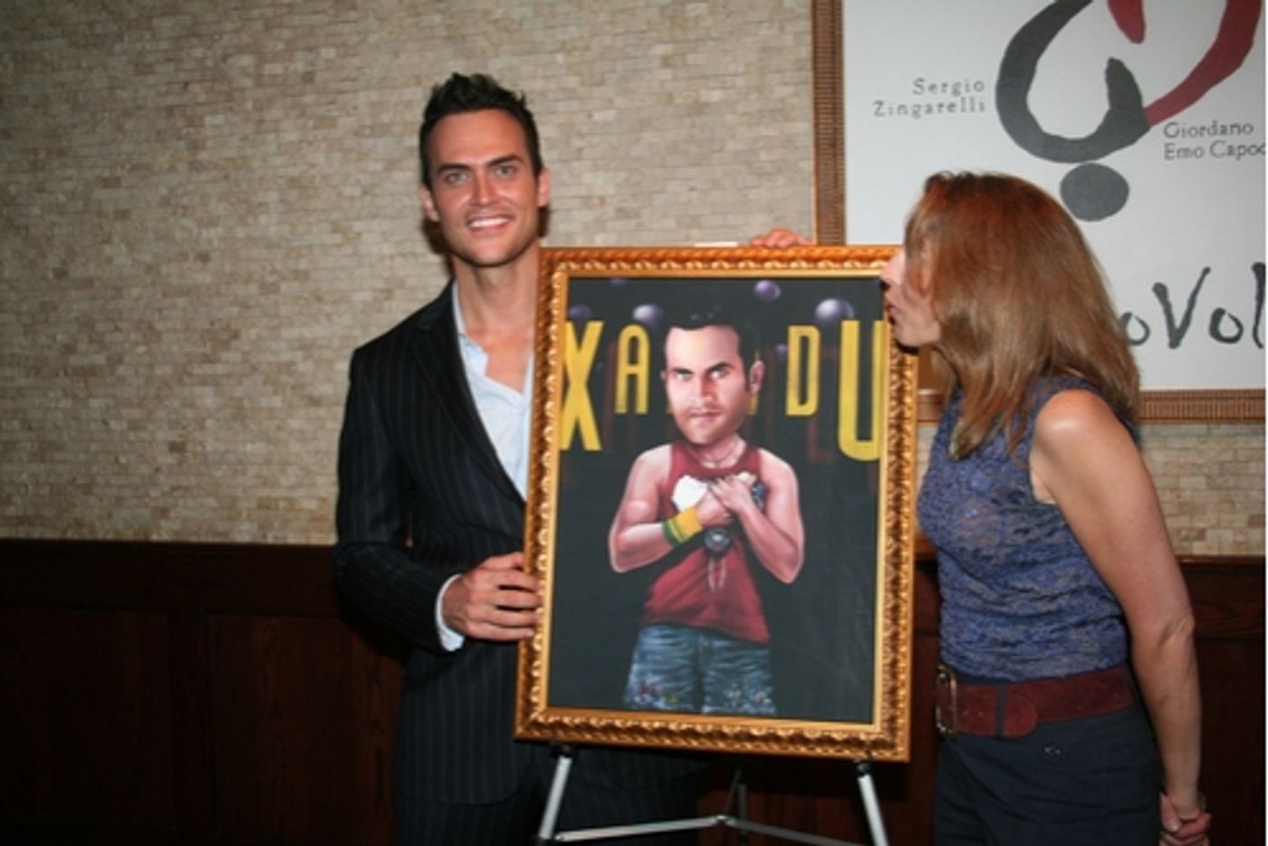 Photo Coverage: Cheyenne Jackson Portrait Unveiled at Tony's DiNapoli  Image